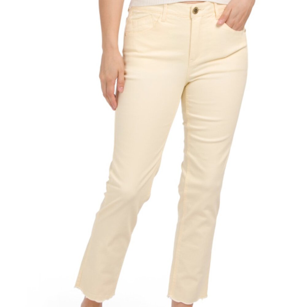 NWT Wit & Wisdom Pants Size 12. AB SOLUTION HIGH RISE SLIM STRAIGHT CROP PANTS